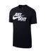 T-shirt Motif/style Swoosh Just Do It Homme Noir Blanc Nike-2