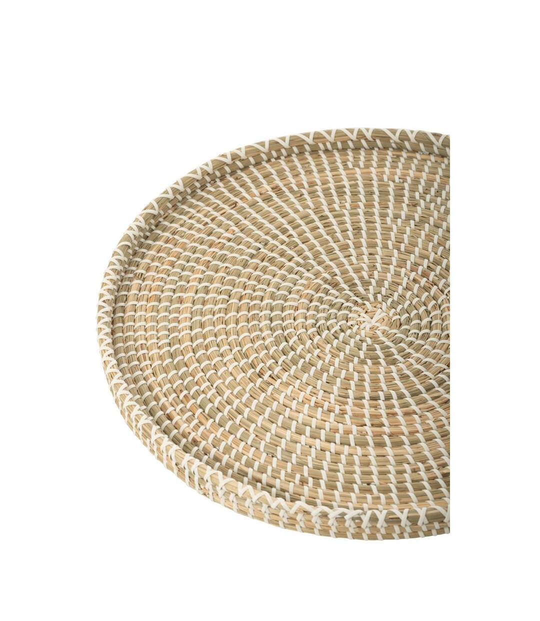 Plateau Déco en Jonc de Mer Reid 43cm Naturel-3