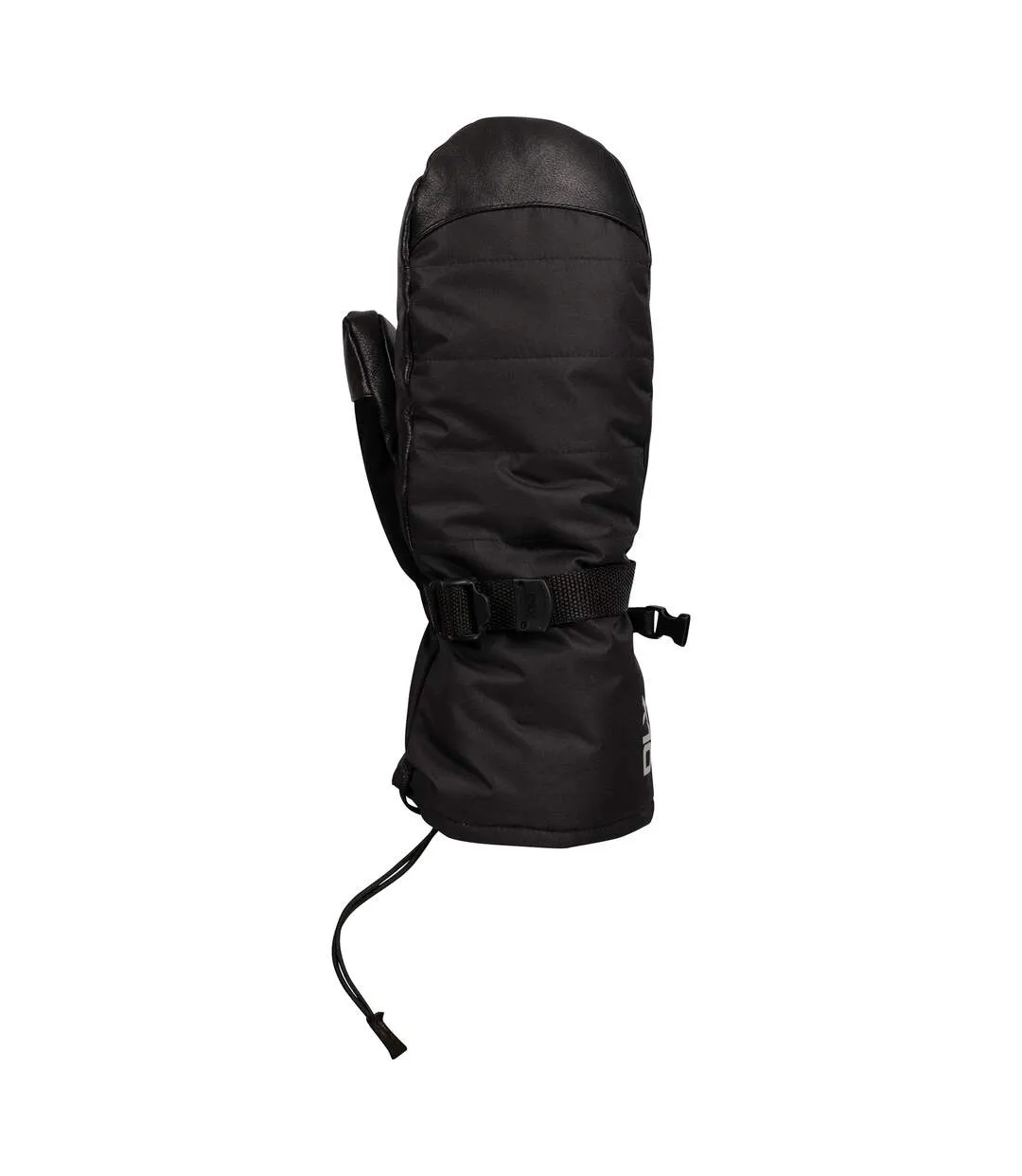 Unisex Adult Thoren Dlx Goat Leather Ski Mittens Black Trespass-1