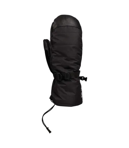 Unisex Adult Thoren Dlx Goat Leather Ski Mittens Black Trespass