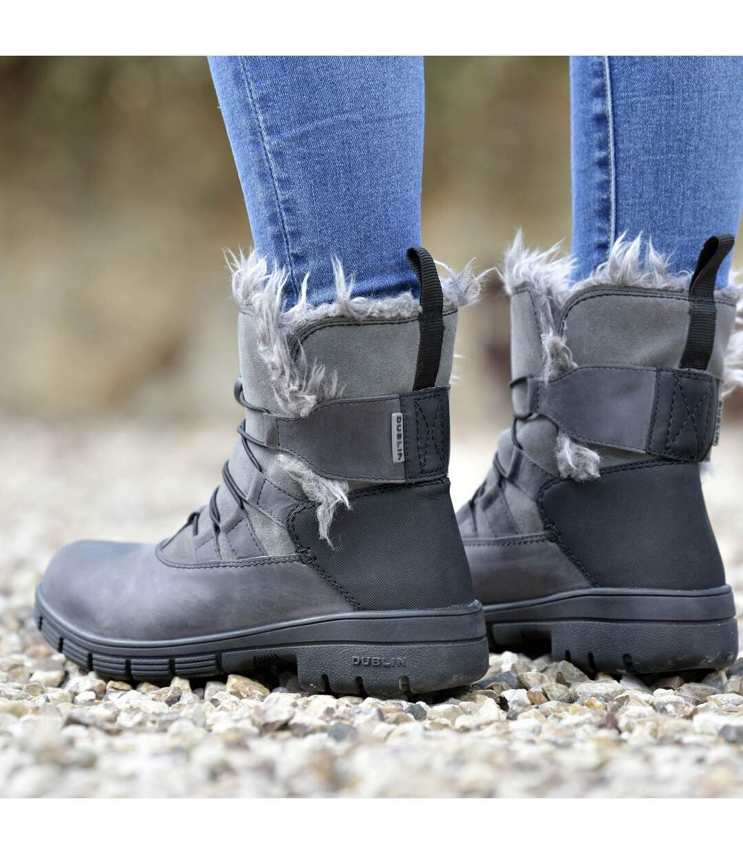 Bottes de campagne boyne adulte gris Dublin-4