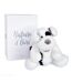 Peluche chien polyester collection NOOPY blanc/noir-4