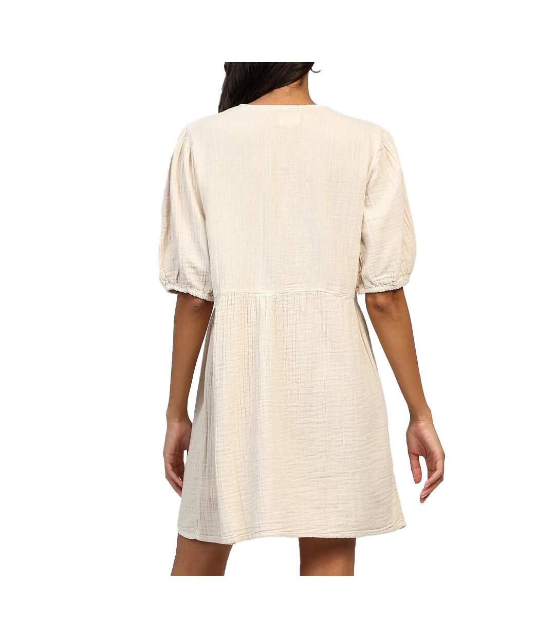 Robe beige femme an'ge mia-2