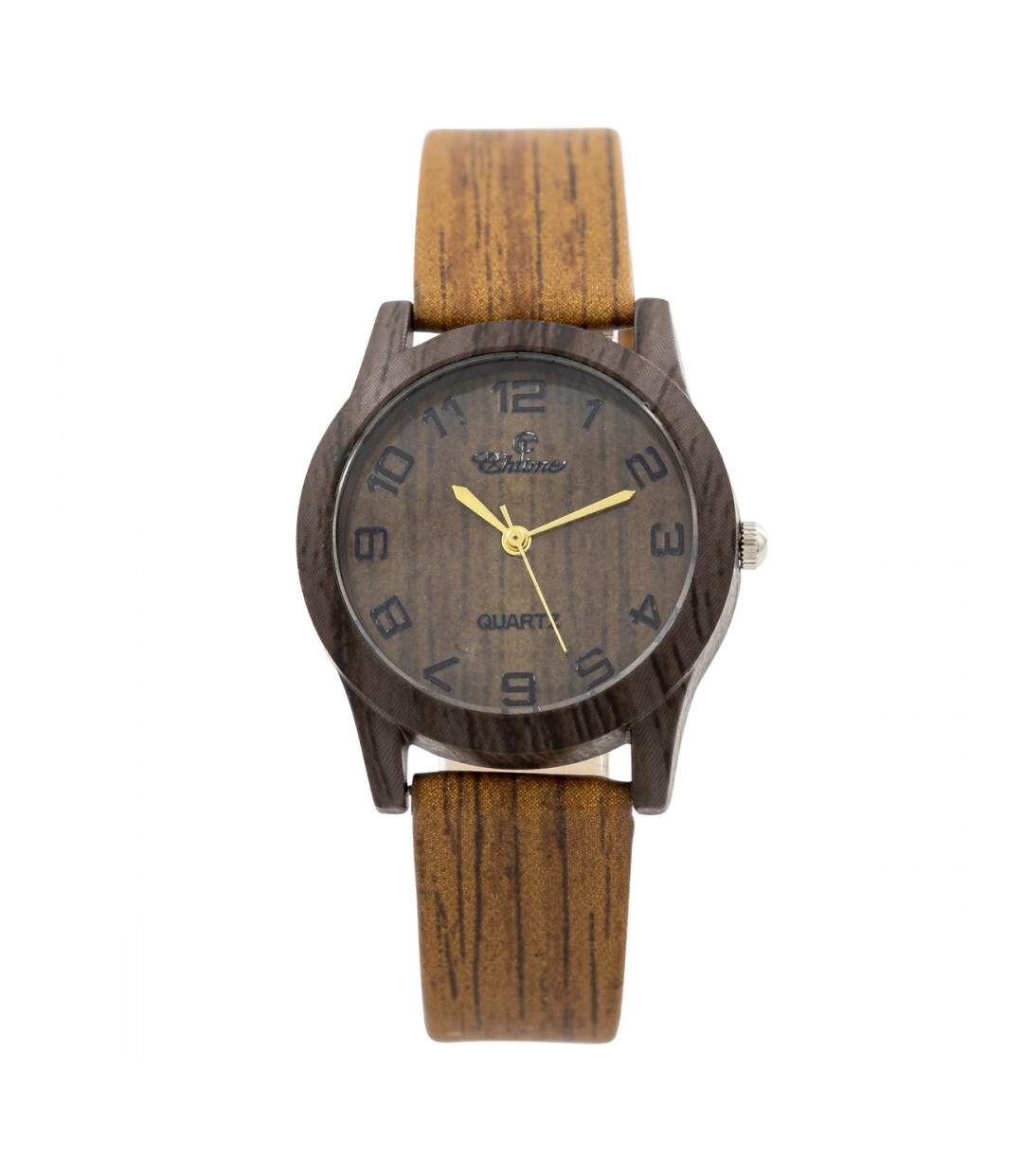 Montre Femme Chocolat Bois CHTIME