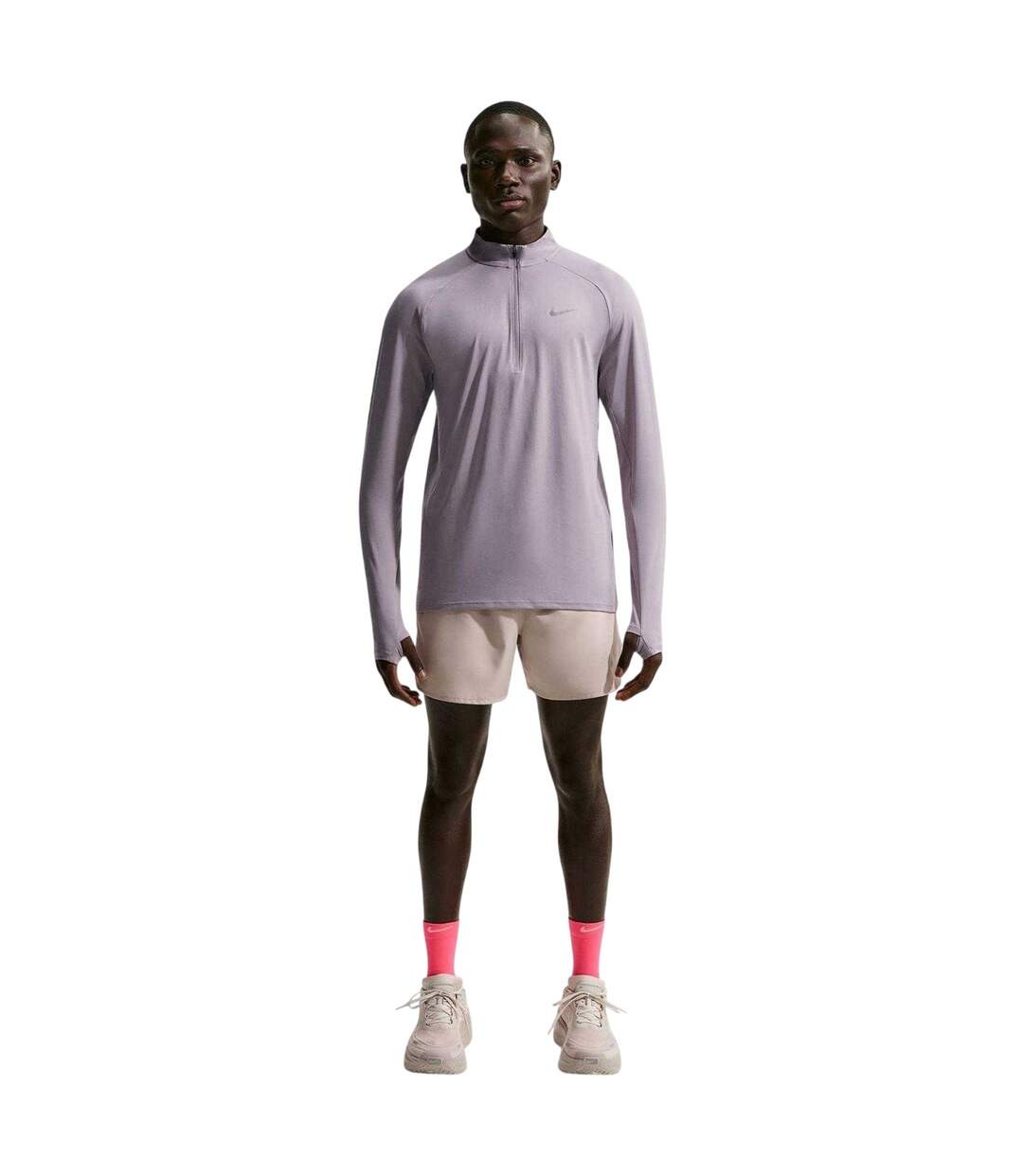 Haut Motif/style Course À Pied Stride Homme Pourpre Nike-1