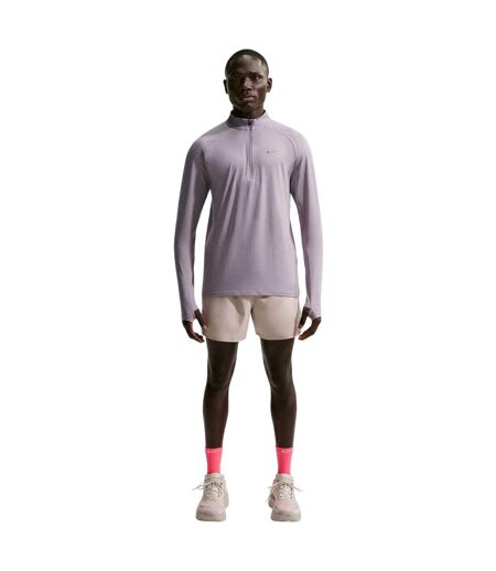 Haut Motif/style Course À Pied Stride Homme Pourpre Nike
