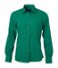 chemise popeline manches longues - JN677 - femme - vert irlandais