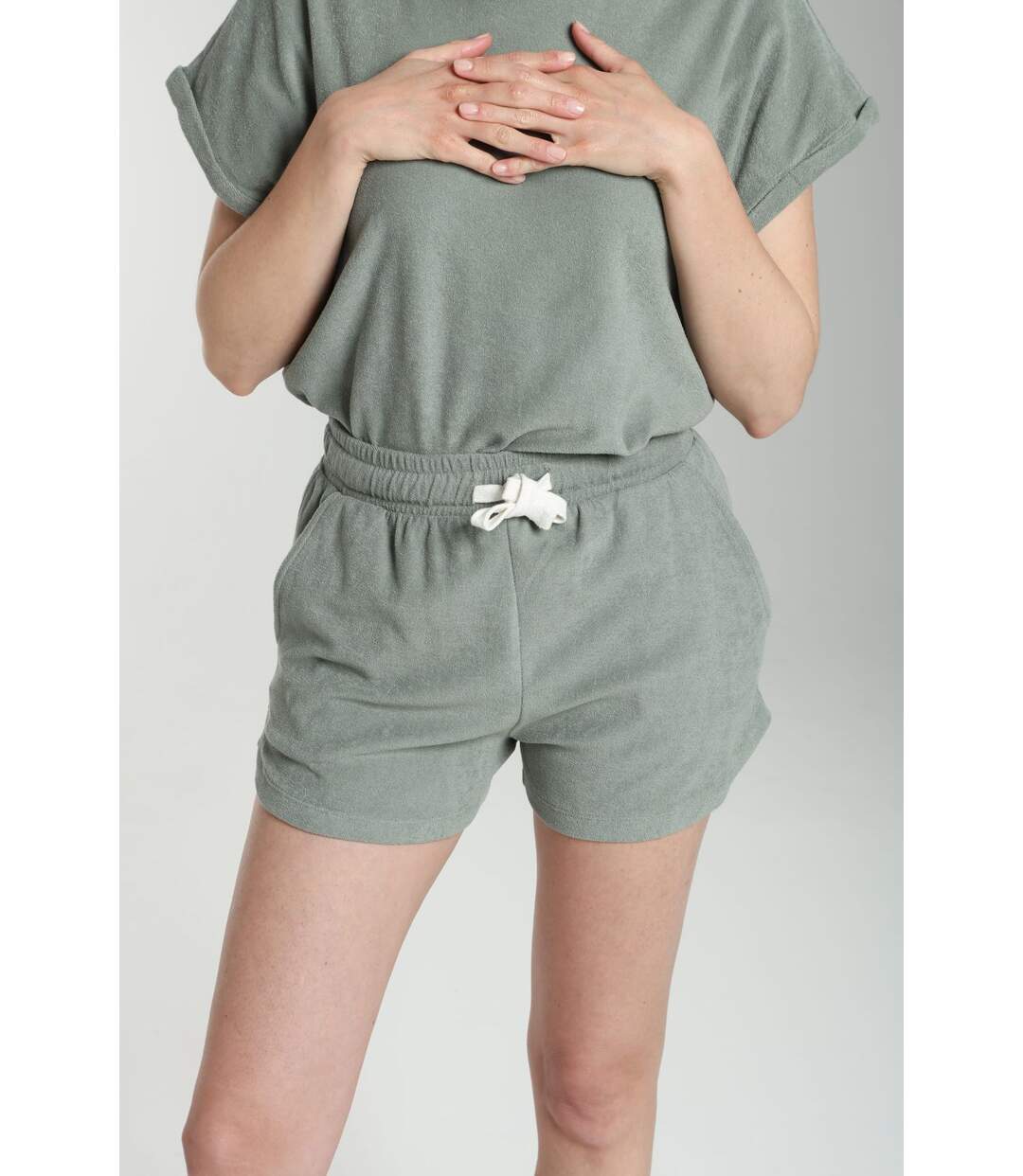 Ensemble tee shirt et short molleton femme Dilly Bis  | Gerard Pasquier-4