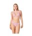 Haut de maillot de bain triangle réversible rose Voyageuse-4