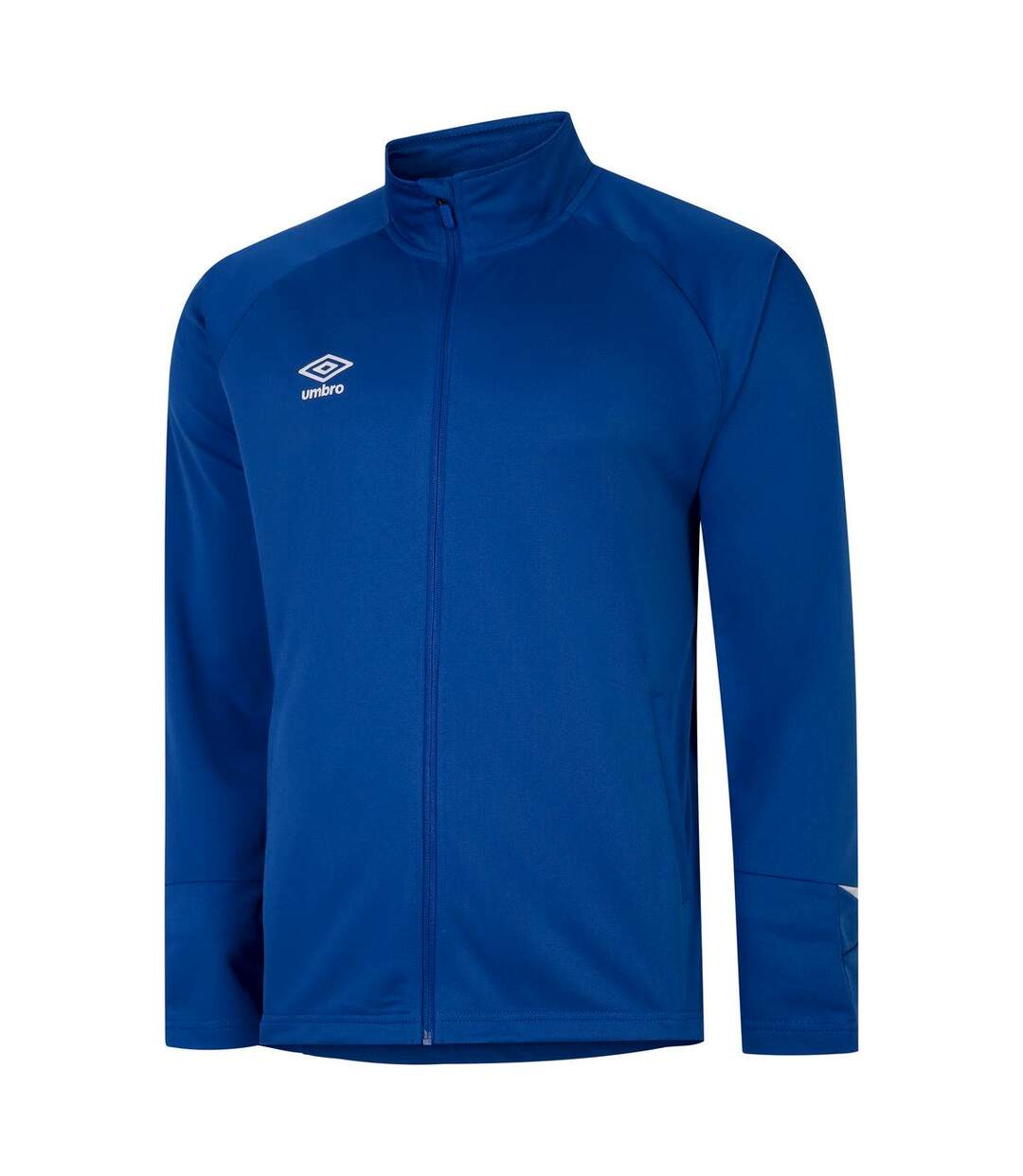 Mens total training knitted track jacket royal blue/white Umbro-1