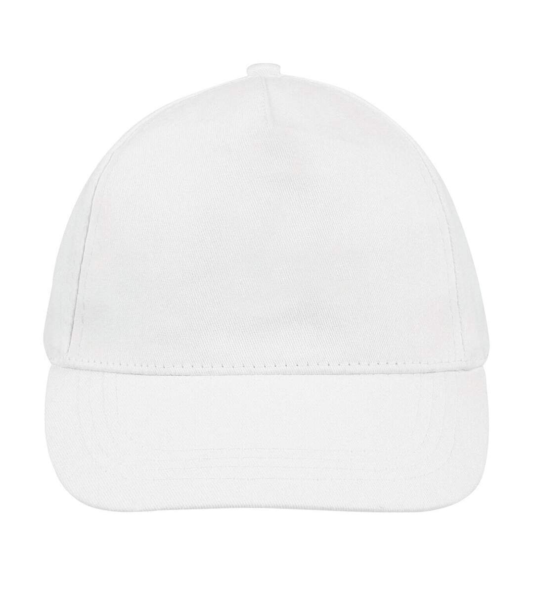 Casquette De Baseball Buzz Unisexe Blanc SOLS-4