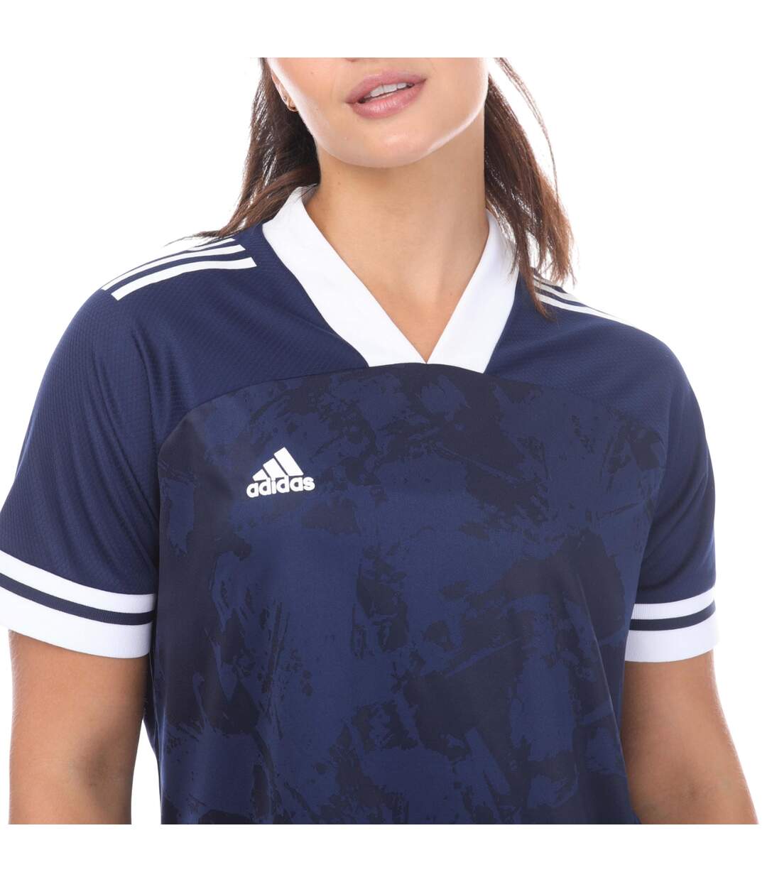 Womens/ladies Condivo 20 Jersey Navy White Adidas-3