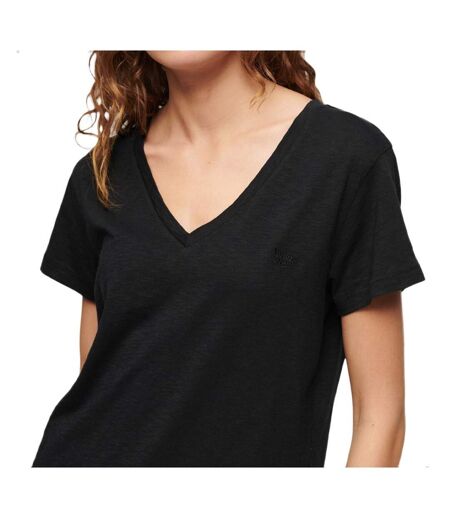 T-shirt Noir Femme Superdry Studios - L