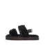 Claquettes noires femme calvin klein jeans home-1