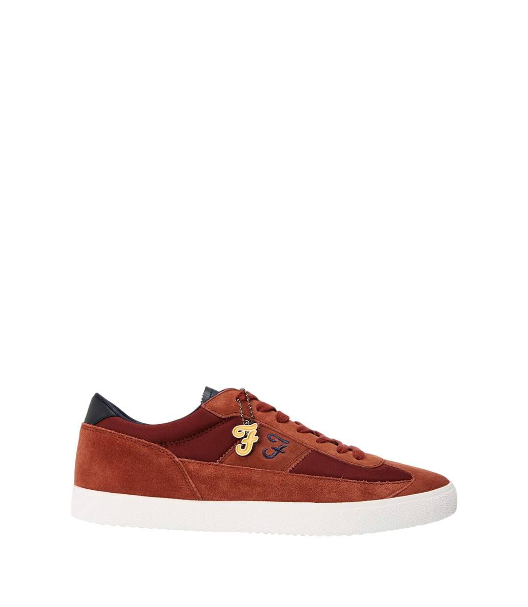 Baskets Motif/style Lettrage Stanton Homme Rouge Pastel Farah-1