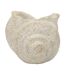 Vase Design Effet Sable Shell 35cm Beige-3