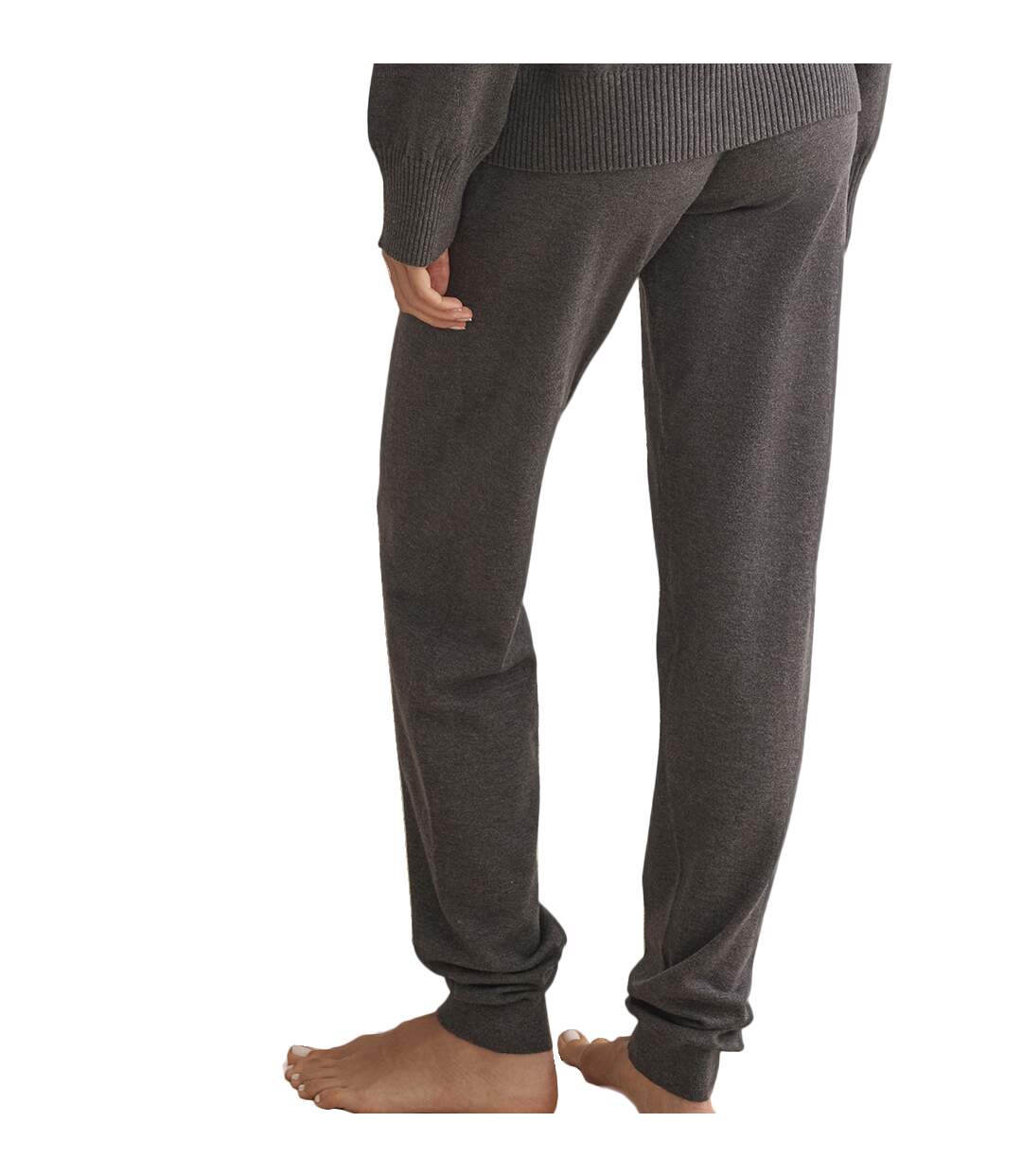 Tenue détente et intérieur pyjama pantalon top col rond TRICOTP98 Selmark-3