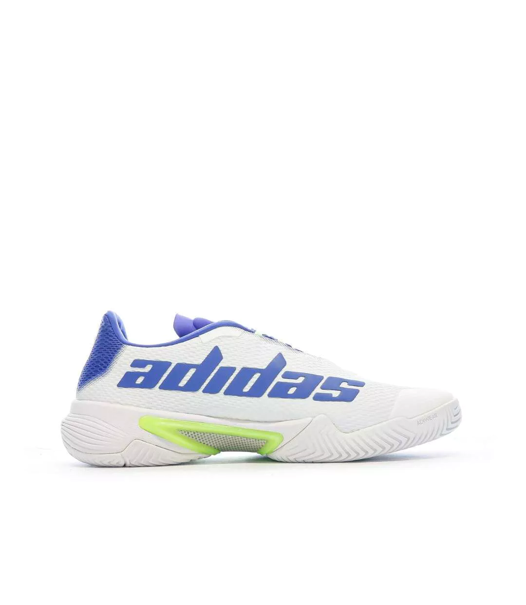 Chaussures de tennis blanc/bleu homme adidas barricade-2