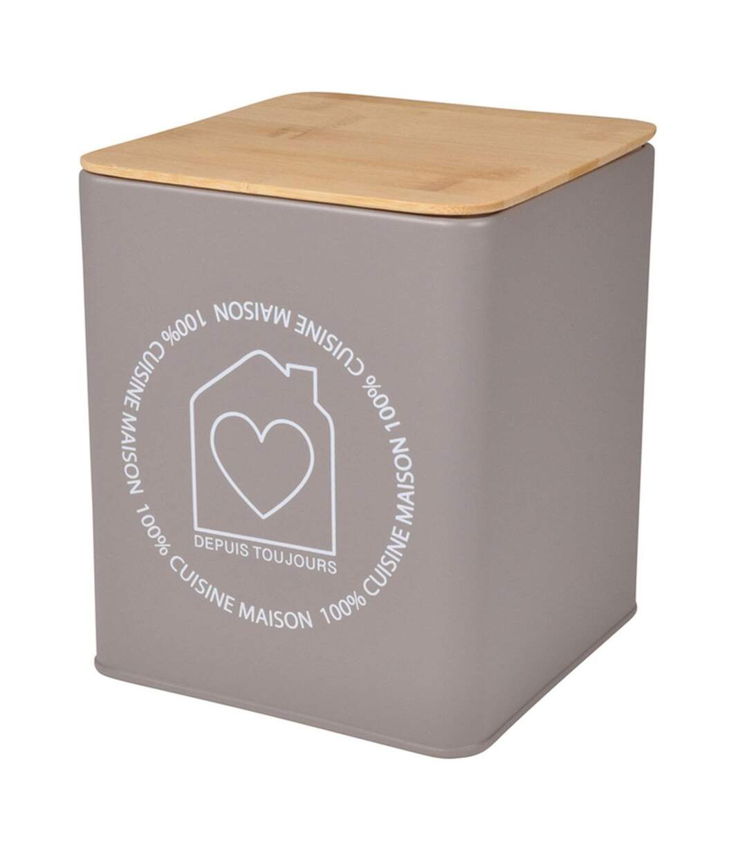 Boîte de Conservation Graphic 16cm Taupe-1