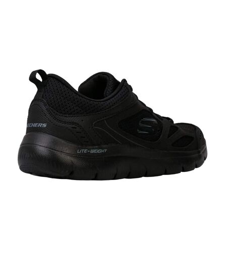 Mens Summits South Rim Trainers Black Skechers