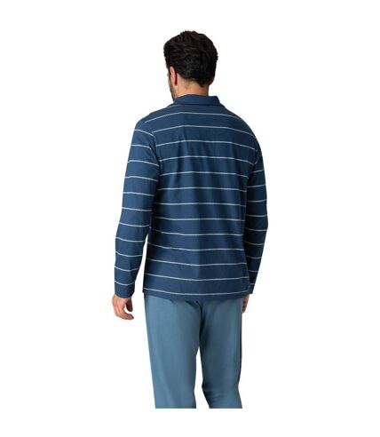 Pyjama long col T homme Coton Bio