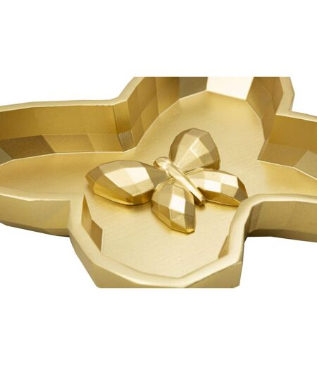 Vide-Poche Design Butterfly 20cm Or