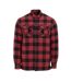 Chemise Motif/style À Carreaux Lumber Homme Rouge Noir Dunlop-1
