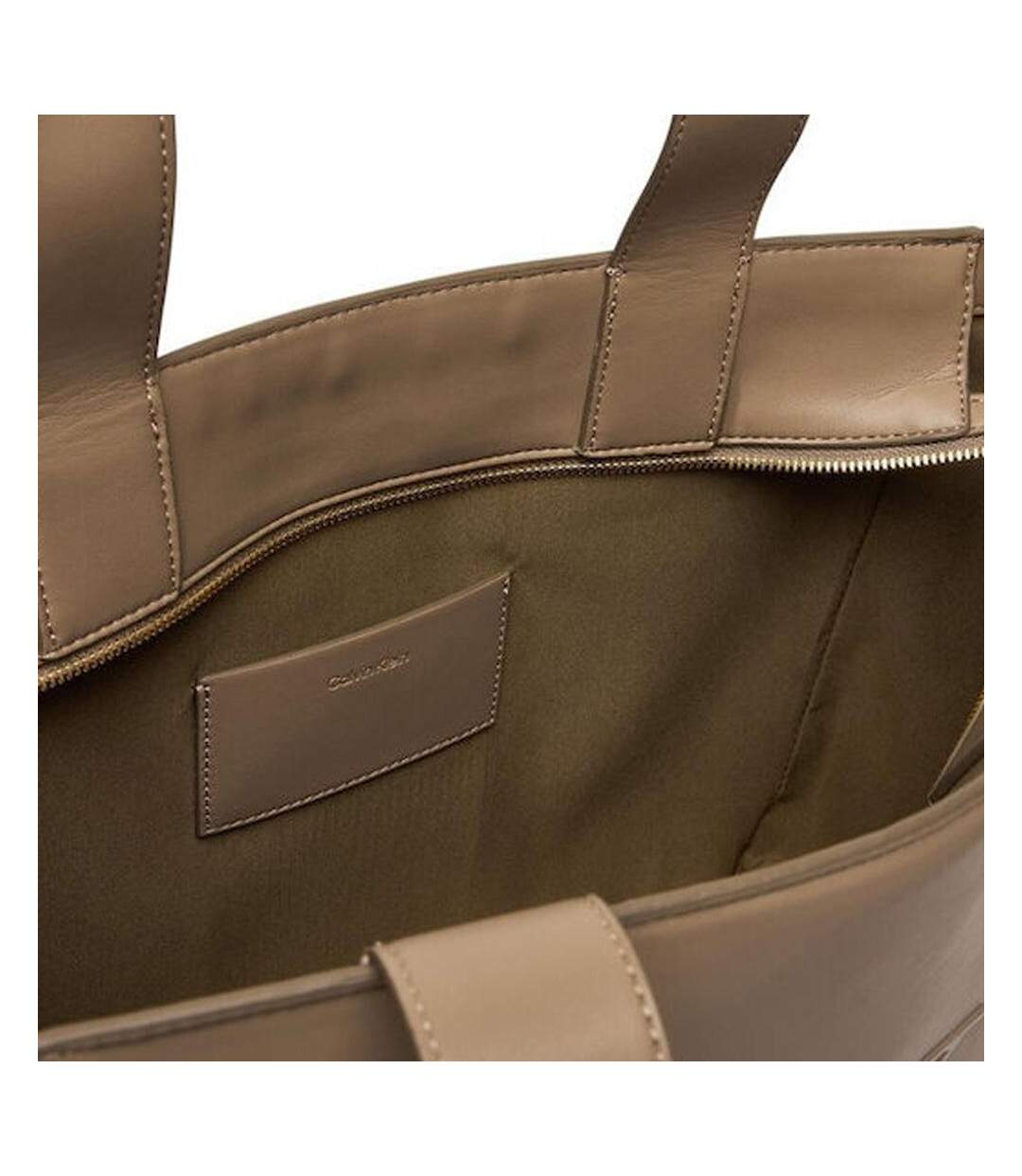 Sac à main beige femme calvin klein jeans bold medium tote-3