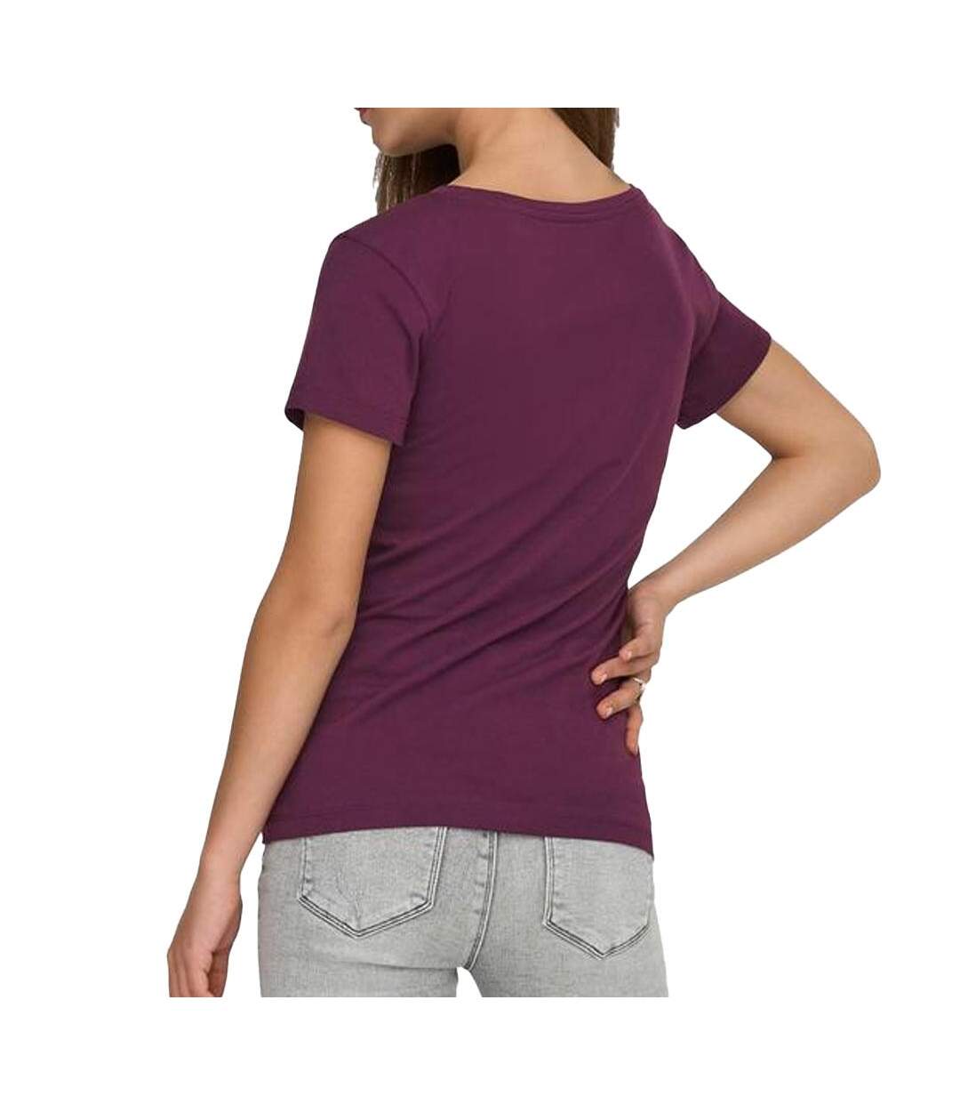 T-Shirt violet jdy femme jdy detail-2