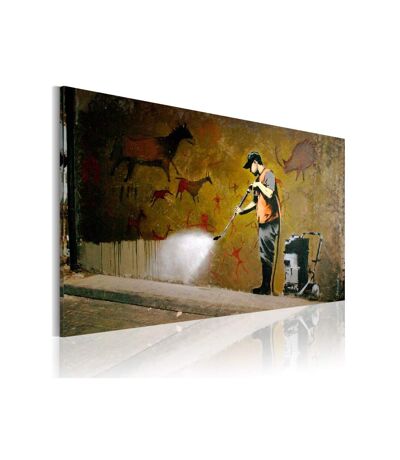 Paris Prix - Tableau blanchiment Des Caves Lascaux - Banksy 40x60cm