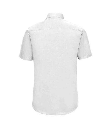 Chemise à manches courtes  collection pour homme blanc Russell