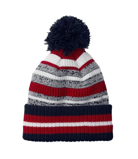 Bonnet Multi-sport Fan Bleu Marine Français Rouge Classique Blanc Beechfield