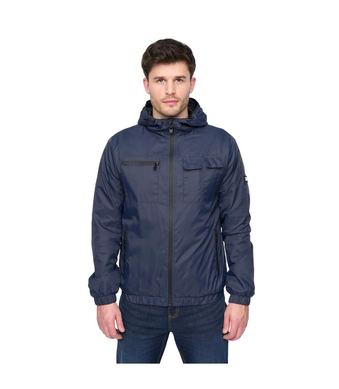 Mens trentbridge lightweight jacket dark navy Duck and Cover-1