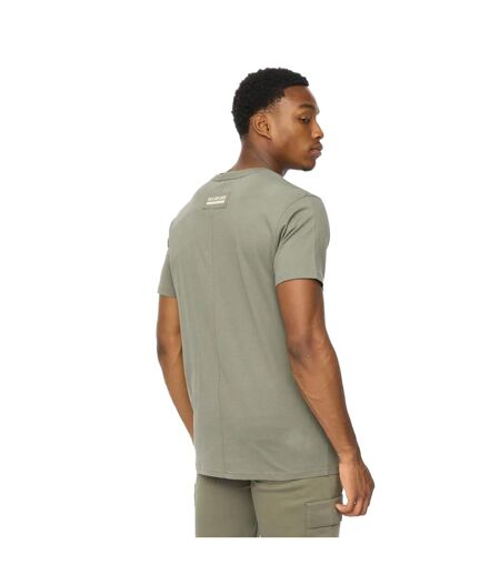 T-shirt Adamsberg Homme Olive Foncé Duck And Cover