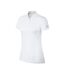 Polo de sport blanc femme nike dry ss bld-1