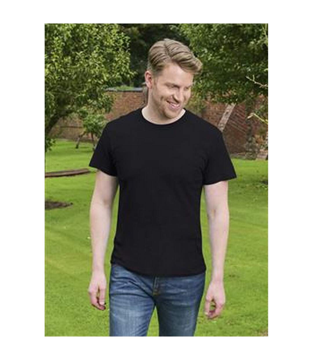 Casual - T-shirt manches courtes - Homme (Noir) - UTAB260