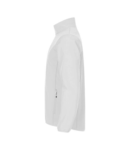 Mens Classic Soft Shell Jacket White Clique
