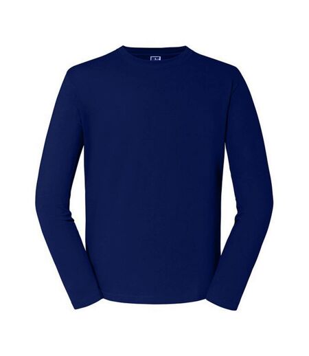 Russell Mens Classic Long-Sleeved T-Shirt (Navy)