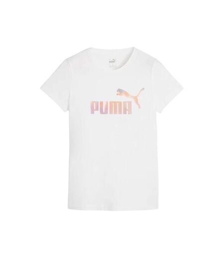 T-shirt Ess+ Summer Daze Femme Blanc Puma
