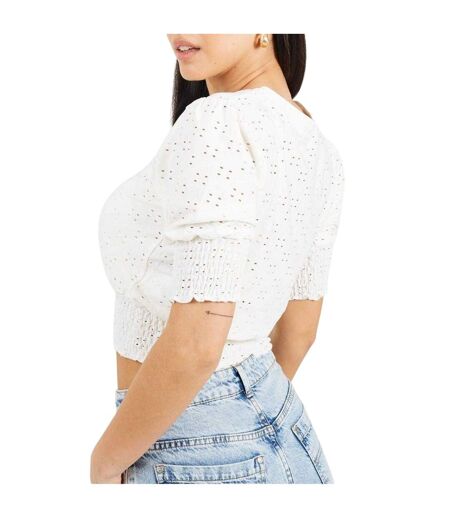 Haut Femme Blanc Brave Soul