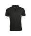 Polo Prime Homme Gris Foncé Uni SOLS-1