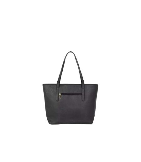 Dorothy Perkins Womens/Ladies Trish Stitched Tote Bag (Black) (One Size)