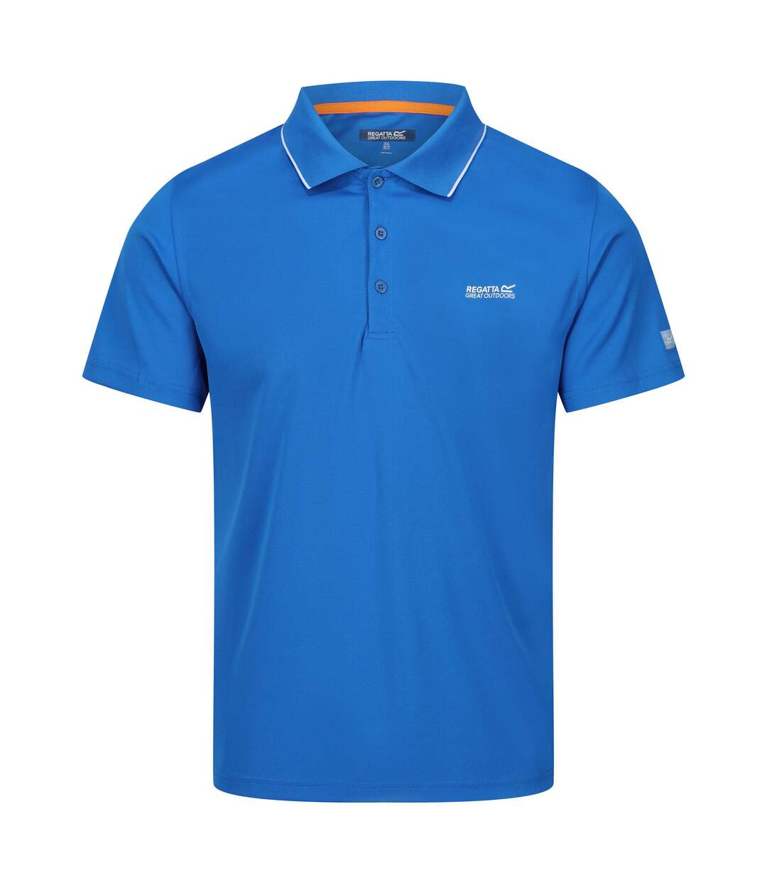 Mens Maverick V Active Polo Shirt Oxford Blue Regatta-1