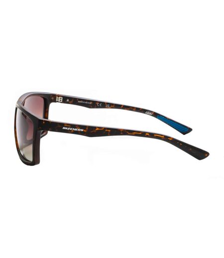 Men's polarized acetate sunglasses with rectangular shape SE6115S Skechers