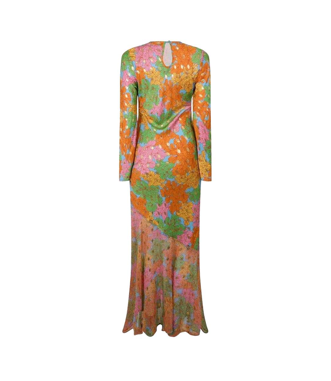 Robe Longue Motif/style Floral Femme Jaune Or Never Fully Dressed-3