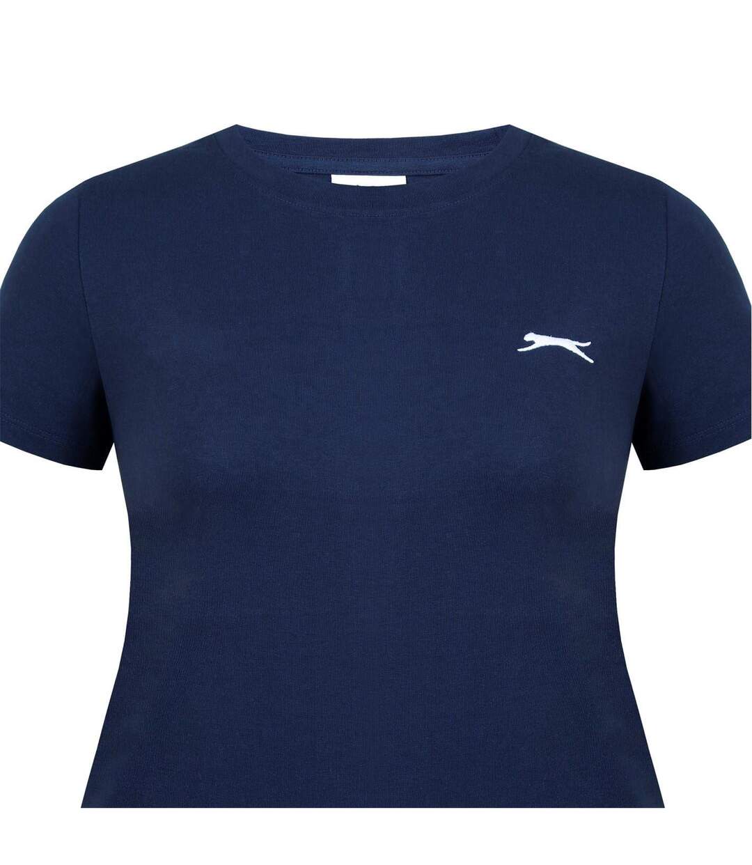 T-shirt Motif/style Uni Femme Bleu Marine Slazenger-4