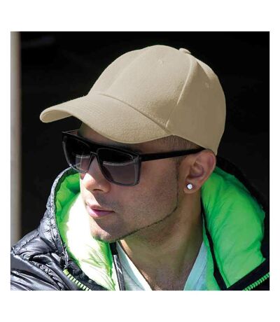 Result Unisex Core Memphis 6 Panel Baseball Cap (Khaki) - UTBC3044