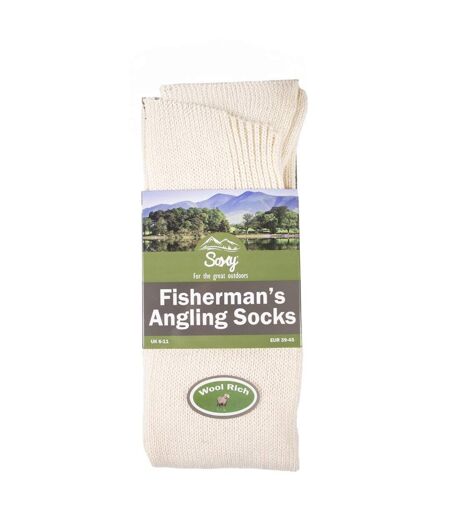 Chaussettes Fisherman Angling Homme Crème Soxy