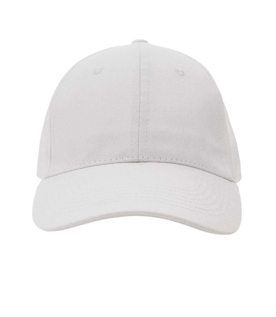Impact 6 panel recycled cotton aware cap white XD Collection-1