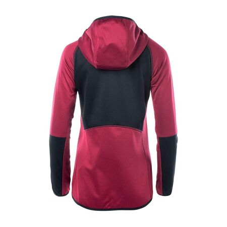 Veste à capuche camila femme rouge betterave / anthracite Hi-Tec